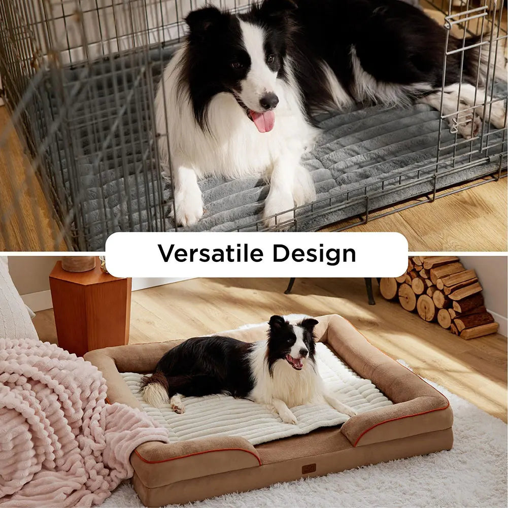 Self-Warming Cat Dog Mat Pet Bed Ultra Soft Fleeces Warm Cozy Comfort Sleeping Mat Universal Machine Washable Pet Furniture