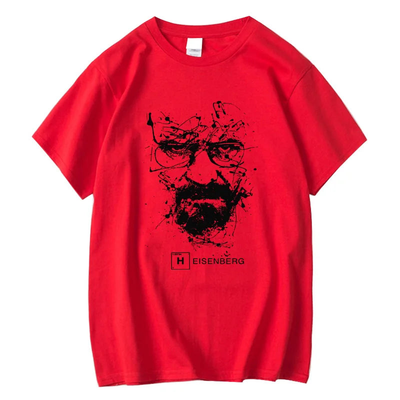 Men Fashion Casual Top Quality Cotton Blend Breaking Bad T Shirts Men Heisenberg Camisetas Hombre Men Cool Tee Shirt Tops