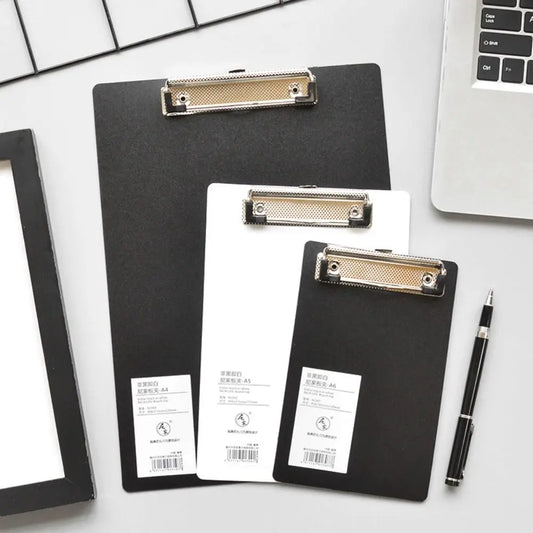 Writing Sheet Pad A4 A5 A6 File Folder Document Folder Writing Tablet Paper Organizer Writing Pad Black White Writing Clipboard